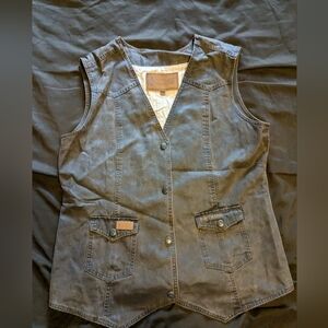 Canvas layering vest